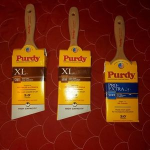 3 Brand Purdy Paint Brushes